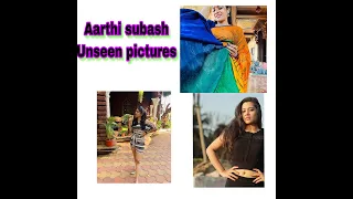 Aarthi subash as pandavar illam serial mallika latest unseen picture