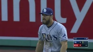 TB@BOS: Souza Jr. jumps up to make a sparkling grab