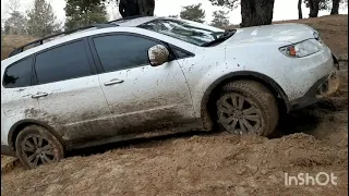 покатушки на subaru tribeca b10