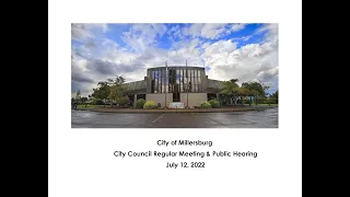 City Council Regular Meeting & Public Hearing - July 12, 2022