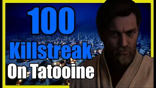 Star Wars Battlefront 2- 100 Obi-Wan Kenobi Killstreak On Tatooine