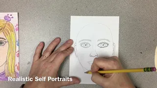 2nd grade self portraits