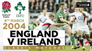 Ireland Stun World Champions England In Thriller! | Classic Highlights - 2004 | Guinness Six Nations