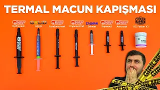 9 FARKLI TERMAL MACUN KAPIŞMASI (SAHTE MACUNU DA GETİRDİM)