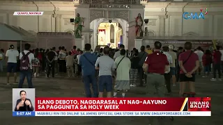 Ilang deboto, nagdarasal at nag-aayuno sa paggunita sa Holy Week | UB