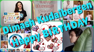 ПОЗДРАВЛЕНИЯ СО ВСЕГО МИРА - С ДНЁМ РОЖДЕНИЯ ДИМАШ 🤴🎆💞 Dimash Kudaibergen HAPPY BIRTHDAY TO YOU 🎉🎉🎉