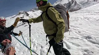 ski de randonnée au Grand Combins , cabane de Valsorey, cabane du Vélan