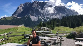 Seeben-Klettersteig, Tajakanten-KS und Coburger Klettersteig, Abstieg über Seebensee und Hoher Gang