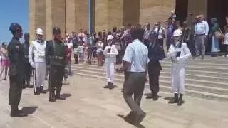 Anıtkabir Nöbet Değişimi - Changing of the Guard at Atatürk Mausoleum