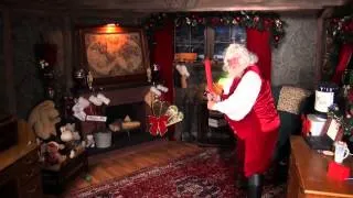 Santa cam: Santa Claus plays Reindeer Games with elves at the North Pole! Who will win?