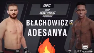 Israel Adesanya VS Jan Blachowicz UFC 4 Full Fight