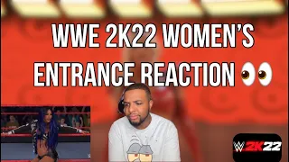 WWE 2K22 WOMENS ENTRANCE REACTION