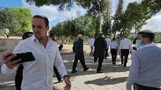 A visit to the Temple Mount/Al-Aqsa Mosque at a tense time between Jews and Muslims. Jerusalem 2022