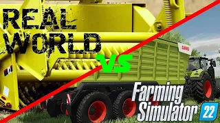 Farming Simulator 22 VS REAL WORLD {Equipment, Machinery & Farms]