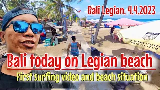 Bali today on Legian beach, Beautiful morning today #legianbeachtoday #legianbali #legianbeach