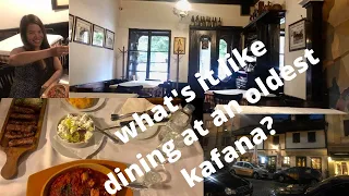 Trying Serbian dishes at the Oldest Kafana in Serbia