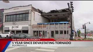 1 year since devastating tornado in Mooresville