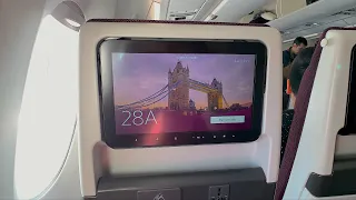 Qatar Airways Airbus A350-1000 Economy Class REVIEW | Doha - London Heathrow QR7