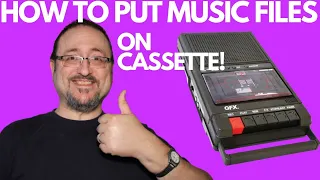 How To Record Your Digital Files To Cassette : FOR BEGINNERS : Retro Tech Review
