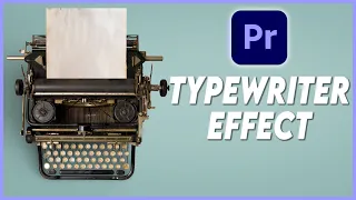 Typewriter Text Effect In Adobe Premiere Pro 2020