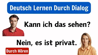 Deutsch Lernen Mit Dialogen | Für Anfänger A1-A2 | Deutsch lernen durch Hören