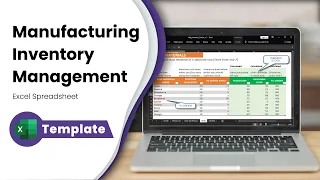 Free Inventory Management in Excel for Manufacturing Businesses - Inventory Spreadsheet