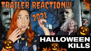 HALLOWEEN KILLS (2021) OFFICIAL TRAILER!! REACTION AND REVIEW!! | HALLOWEEN HAPPY