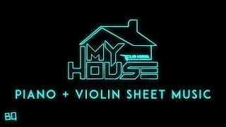 My House - Flo Rida (Piano + Violin Sheet Music)
