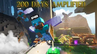 We Survived 200 Days in an Amplified World in Minecraft Hardcore