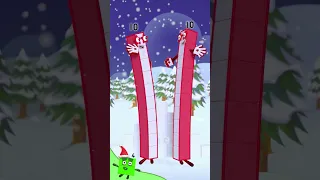 #shorts  | Christmas Song 🎄 | Counting for Kids | Maths Cartoons | @Numberblocks