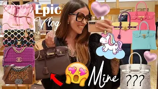 EPIC HERMES BOUTIQUE VLOG 😮😍 ALL STORES IN LONDON 🤯 LUXURY SHOPPING VLOG 2022 CHANEL & LOUIS VUITTON