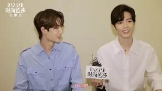 【bjyx】(Eng sub | full version)Interview of xiao zhan and yibo in thailand fanmeeting by bazaar china