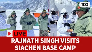 LIVE: Defense Minister Rajnath Singh speaks to troops at Siachen Base Camp | Ladakh