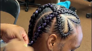 Back to school Criss Cross Heart Braids