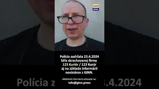 Polícia už zadržala šéfa 123 Kuriér Miloša Melníka. Za informácie poďakovali GINN-u #md16x81 #ginn