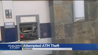 Brazen Robber Tries To Steal ATM In Roseville
