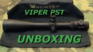 Vortex Viper PST scope unboxing