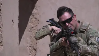 USAF Security Forces Practice Close Quarters Combat