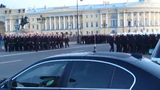 Репетиция Парада ко Дню ВМФ. 21.08.2018. Санкт-Петербург