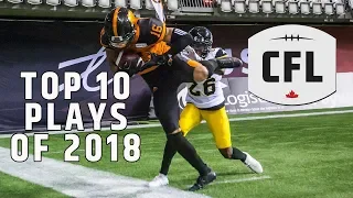 CFL Top 10 Plays of 2018