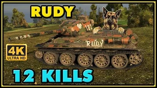 World of Tanks | T-34-85 Rudy - 12 Kills - 4,1K Damage - 1 VS 7