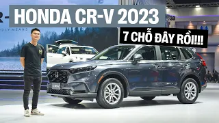 Khám phá Honda CR-V 2023 7 chỗ: Hàng 3 vẫn chật, option khó chê