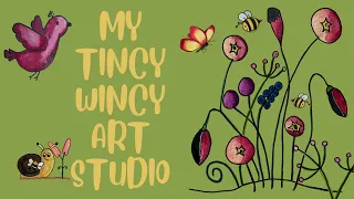 Tincy Wincy Art Studio Tour | Cottage Core | Cosy and Warm