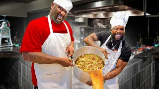 Cooking Gumbo Louisiana Style w/ NBA Champ Glen Davis!