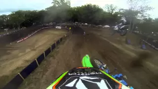 GoPro HD: Ryan Villopoto Lap 1 Moto 2 - RedBud MX Lucas Oil Pro Motocross Championship 2013