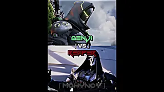 Genji Vs Reaper | Overwatch 2 #edit #shorts #overwatch2 #overwatch #genji #reaper