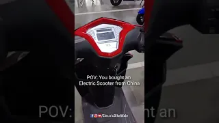 pov: you bought a electric scooter in china... 🛵⚡