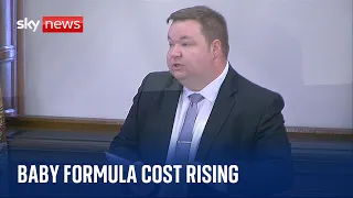 Rising cost of baby formula 'utterly shameful', says Labour MP after Sky News investigation