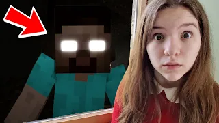 MINECRAFT HEROBRINE IN REAL LIFE!