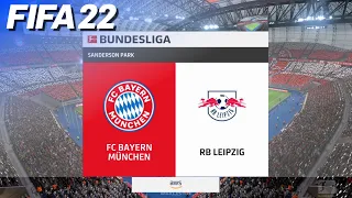 FIFA 22 🇩🇪 FC Bayern München vs. RB Leipzig | PS5